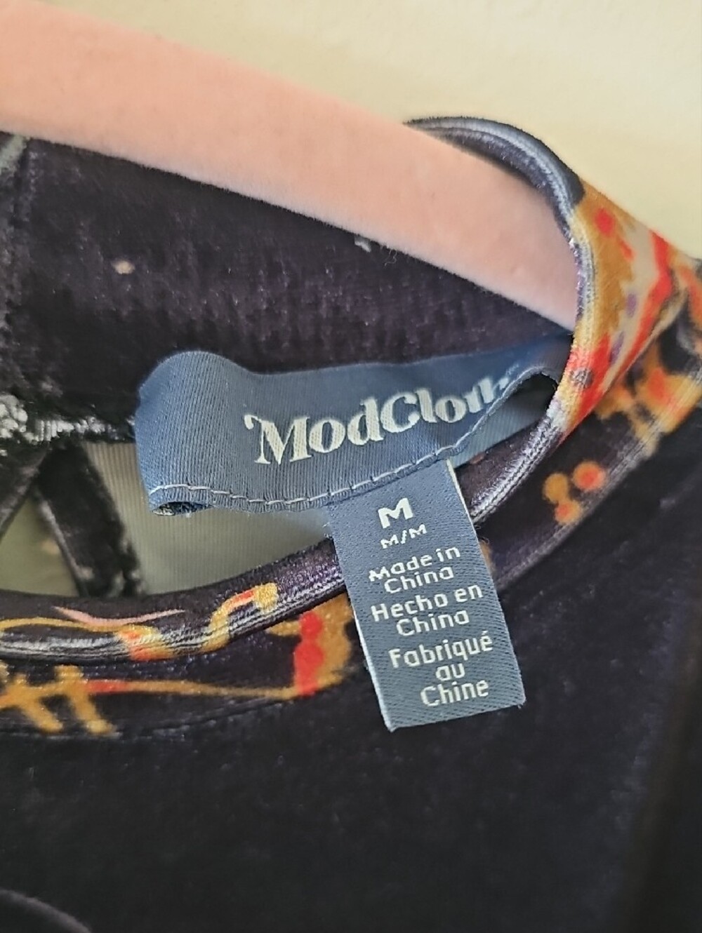 Modcloth Black Long-Sleeve Top with Colorful Jellyfish Print - Picture 2 of 5